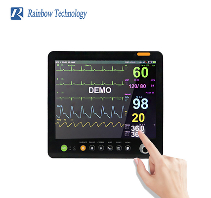 15 inch Multipara Monitor Met EtCO2 Vitale Tekenen Medisch Instrument Voor Ziekenhuizen
