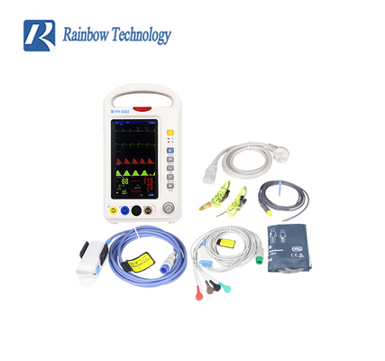 Eenvoudig te bedienen Multiparameter vitale functies Patiënt monitor voor een handige monitoring