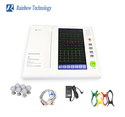 Grote 3-lead EKG-machine met draadloze verbinding en flexibele monitoring