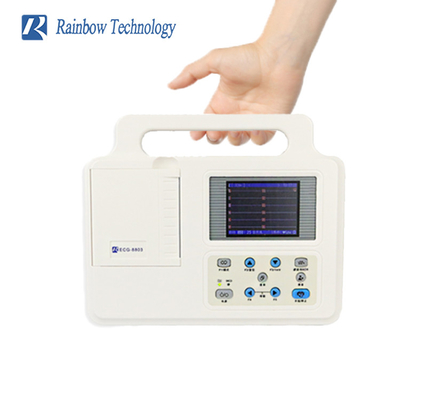 Elektrocardiograaf 3 Kanaal 12 de Machine Handbediende Digitaal van Loodecg voor Volwassen Kind