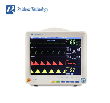 Pm-9000GTA Geduldige Monitor voor Noodsituatieklinieken 6 Parameters met Facultatief Multipatroon