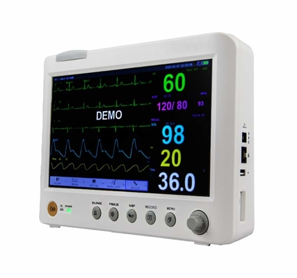 ICU-Multiparameter Draagbare Geduldige Monitor 7 Duim 1.5KG voor ECG NIBP RESP