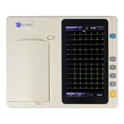7 inch TFT-scherm Medisch instrument 3/6 kanaal EKG-machine voor ziekenhuis Klinisch gezinsgebruik