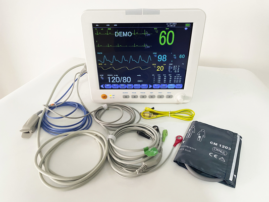 Gemakkelijk te bedienen EKG-monitor 12,1 inch multi-parameter patiëntmonitor