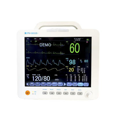12-inch elektrische vitale tekenen ICU patiënt monitor met 1 jaar garantie