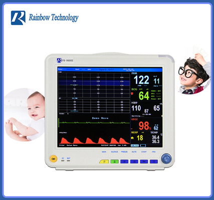 220V geduldige Monitormultiparameter 12,1 Duim Draagbare Moeder Foetale Monitor