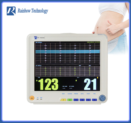 Het draagbare Foetale Hart Rate Monitor van 12.1Inch 3 Parameter Lichtgewicht stofvrij