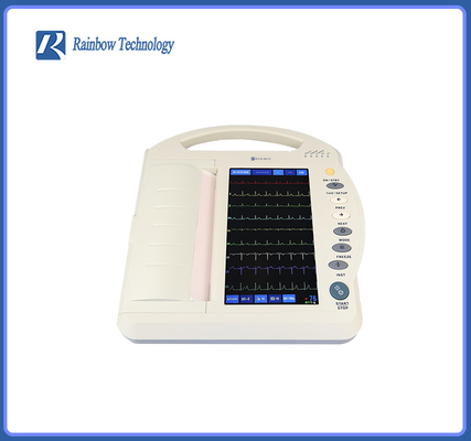 10 LCD van de duim Medische ECG Machine Kleurrijke Veelvoudige het Werk Wijzen voor Patiënten