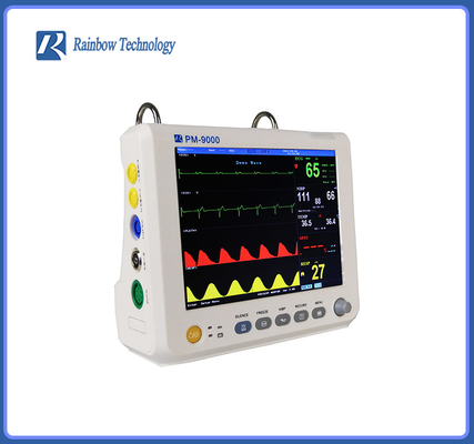 6 Vertoning van de Kleurentft lcd van de parameter de Draagbare Geduldige Monitor voor Ziekenwagen ICU
