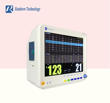 van de de Parameter Foetale Monitor van kleurentft het Multi Foetale Hart Rate Machine van Toco FHR