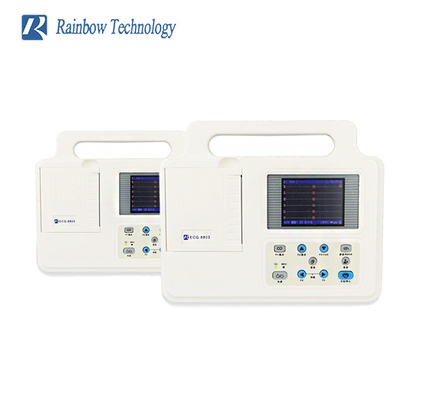 EKG-machine met analyse draagbare 12 leidingen elektrokardiogram EKG-machine