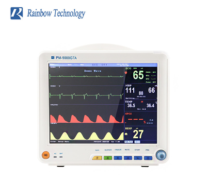 Vital Sign Multi Parameter Patient-Monitor 12,1 Duim Draagbare ICU Monitor