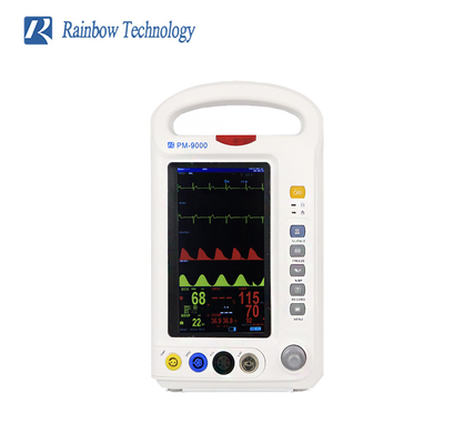 Regenboog Professionele Ziekenwagen Vital Signs Patient Monitor 7 Duim