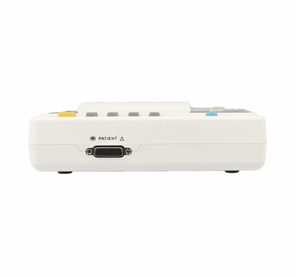 Draagbare 6-kanaals EKG-monitor Touch Screen Analyzer Oplaadbaar Ingebouwd in Li-ion-batterij