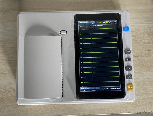 3/6 kanaal elektrocardiografie machine hoge resolutie thermische printer draagbare ecg monitor
