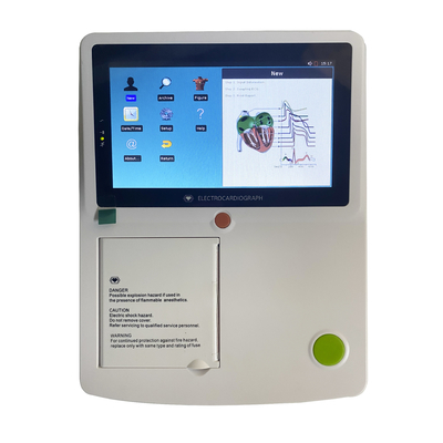 Lichtgewicht 7 inch touchscreen EKG-apparaat EKG-recorder voor ziekenhuiskliniek