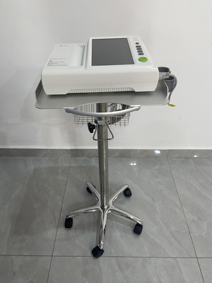 Stevige rollende stand voor Mindary ECG machine en Ultrasone machine op ziekenhuis trolley