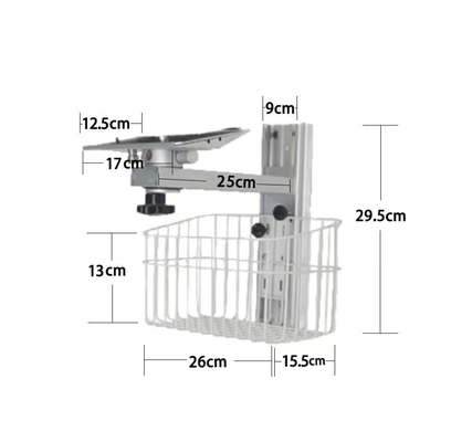 Hospitaal aluminium legering Wandmonitor Bracket Wards Voor Patiënt Monitor