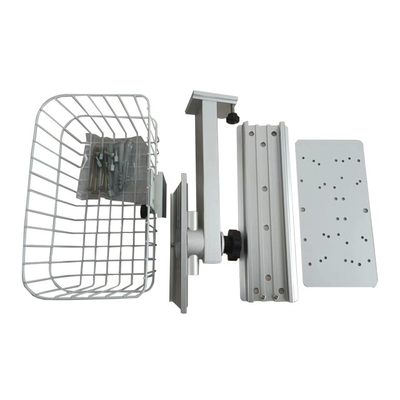Hospitaal gebruik hoogwaardige aluminium legering medische wagen patiënt monitor wandmontage stand