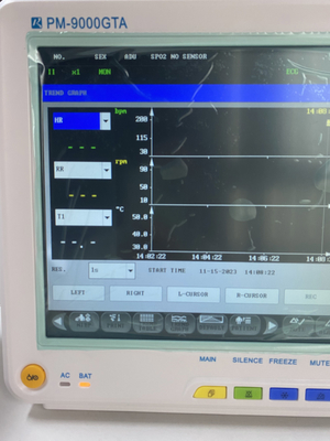 Hospitaalvoorraad NIBP EKG 12.1&quot; multiparametermonitor voor analyse