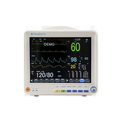 Hospitaalvoorraad NIBP EKG 12.1&quot; multiparametermonitor voor analyse