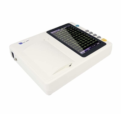 7 inch kleur TFT-LCD touchscreen elektrokardiogram digitaal EKG-apparaat