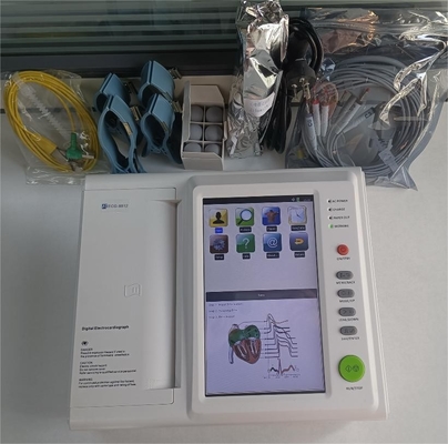 China hot sale 12 kanaal 12lead ecg machine voor ziekenhuis