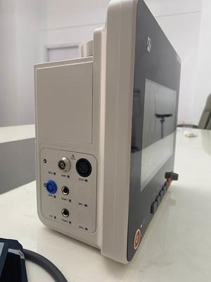 Multi-parameter patiënt monitor met EKG Resp SpO2 Nibp Temp en verplaatsbare stand OEM beschikbaar