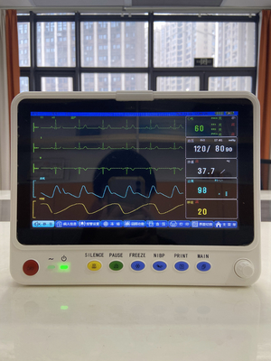 Draagbare 10 inch ultradunne patiëntenmonitor van Chinese fabrikant, multi-parameter, bedside, tandheelkundig onderzoek, therapie-apparatuur