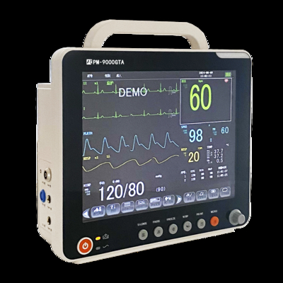 12,1-inch Scherm Draagbare Multi-Parameter Monitor voor Vitale Functies met Standaard