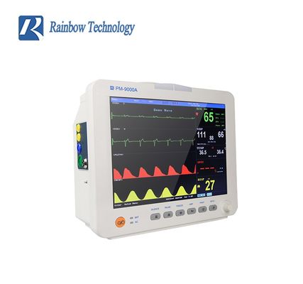 ISO FSC Goedgekeurde Multi-Parameter Patiëntmonitor met Ondersteuning van 7 Talen en 2 Jaar Houdbaarheid voor Ziekenhuis, Kliniek en Thuiszorg