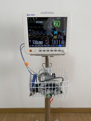 12.1 inch draagbare patiëntmonitor met meerdere parameters voor medische bewakingsapparatuur in de ICU