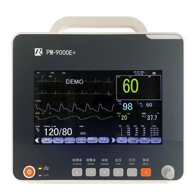 Draagbare patiëntmonitor met meerdere parameters met 12,1 inch TFT-kleurenscherm voor ICU-monitoring