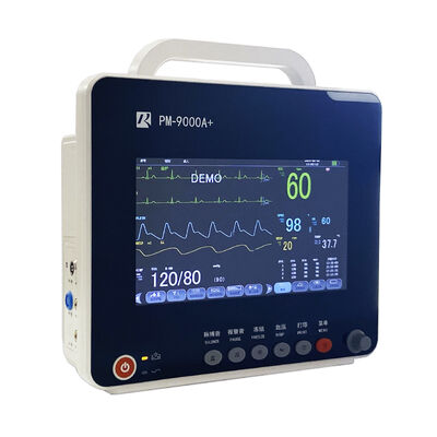 Draagbare patiëntmonitor met meerdere parameters met 12,1 inch TFT-kleurenscherm voor ICU-monitoring