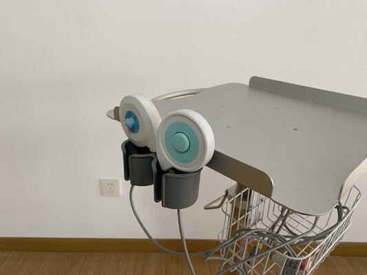 Wagen met Verplaatsbare Mand voor ECG-apparaat en Echografie-apparaat