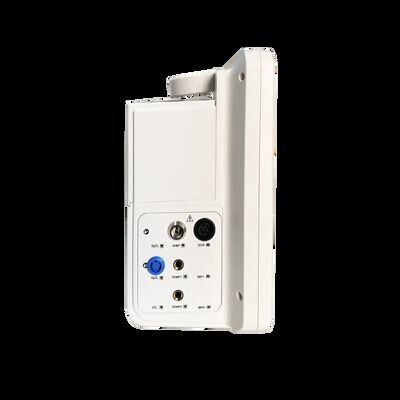 ISO-gecertificeerde draagbare multi-parameter patiëntmonitor met 12,1 inch kleuren-lcd-scherm en trolley/wandbeugel