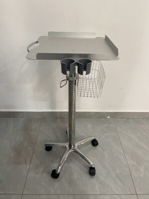 Mobiele monitor wagen medische trolley roestvrij staal ziekenhuis monitor trolley te koop