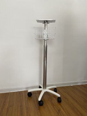 Goedkope medische ziekenhuis Metalen trolley met fabrieksprijs voor patiënt monitor